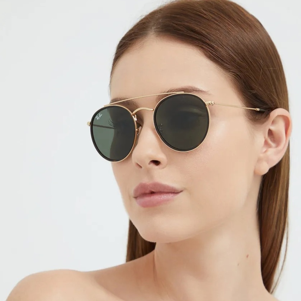 Ray-Ban Gold Aviator Doubke Bridge Sunglasses